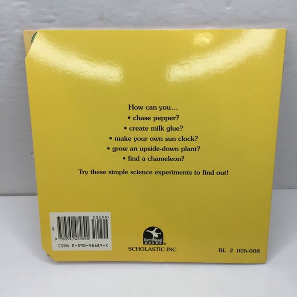 Vtg Lot 2 Kids Books Simple Science Experiments Hands-On Grossology Really Gross - Picture 12 of 12